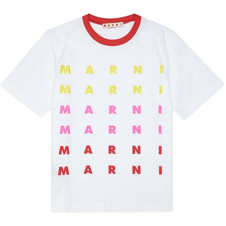 Marni White Logo T-shirt