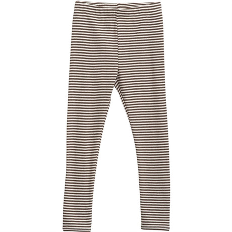 Serendipity Chestnut/Offwhite Stripe Leggings