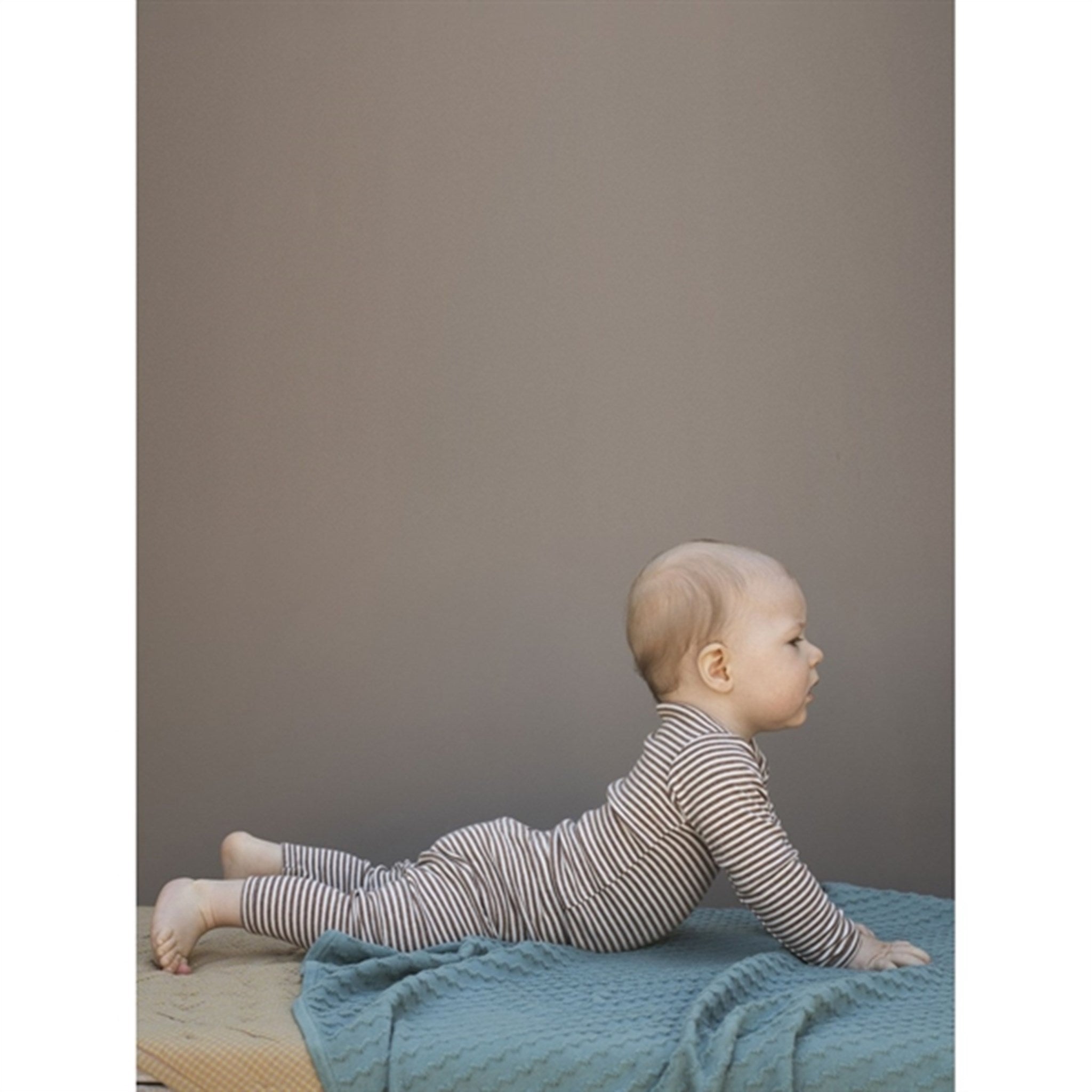Serendipity Acorn/Offwhite Baby Leggings Stripe 3