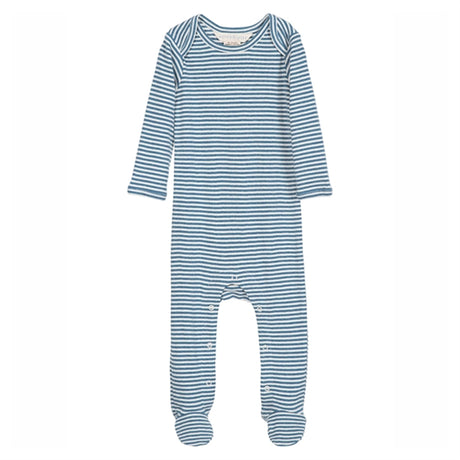 Serendipity Sky/Offwhite Baby Stripe Rib Body Suit