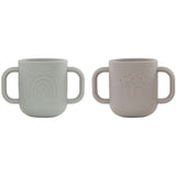 OYOY Kappu Cup 2-Pack Clay/Pale Mint