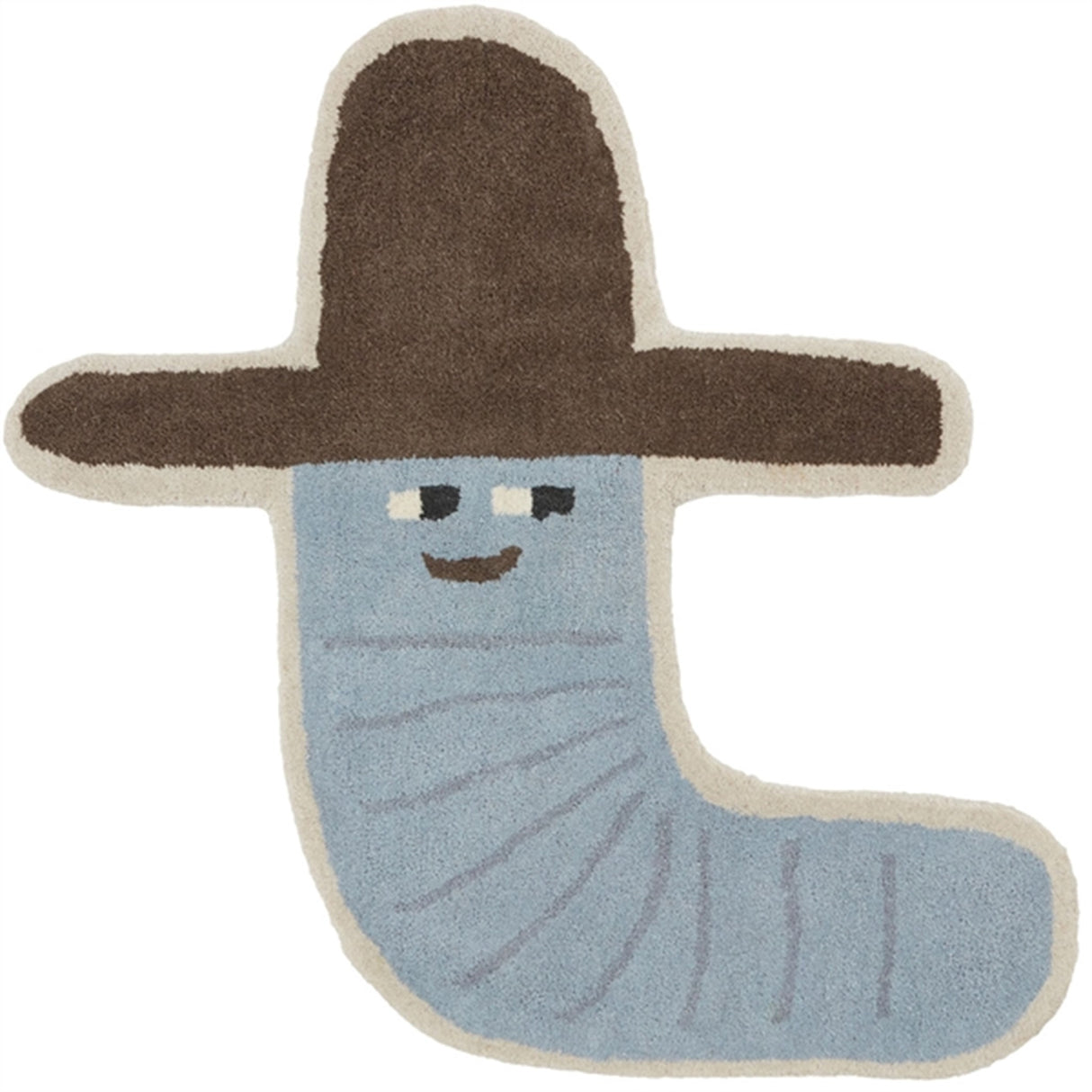 OYOY Rug Calle Cowboy Pale Blue