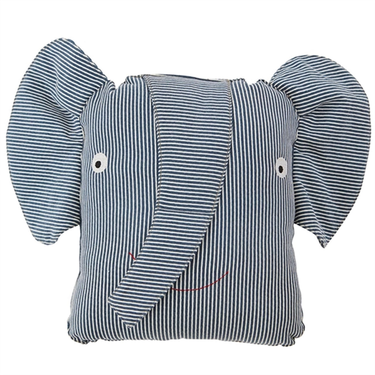 OYOY Erik Elephant Denim Pillow