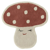 OYOY Malle Mushroom Rug red