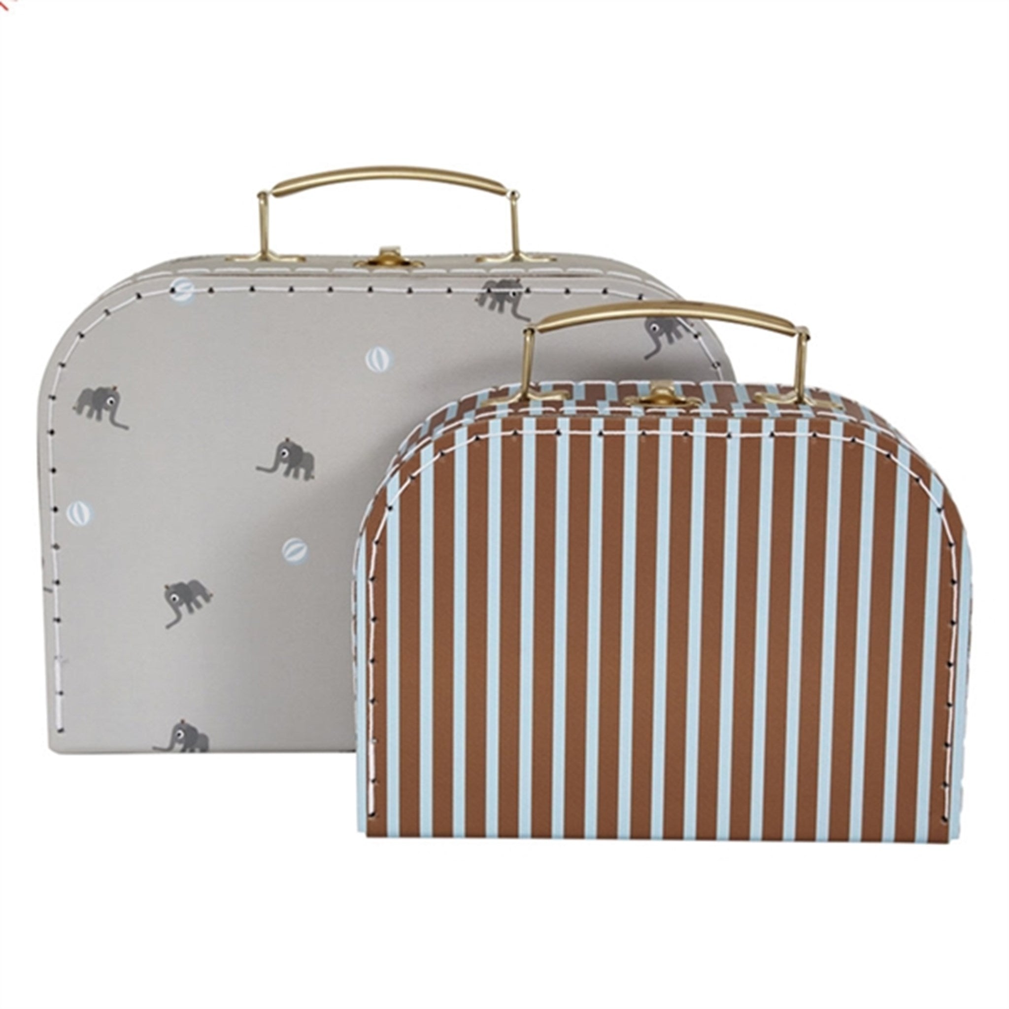 OYOY Mini Suitcase Elephant & Stripe 3