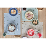 OYOY Placemat Theo Dino Pale Blue