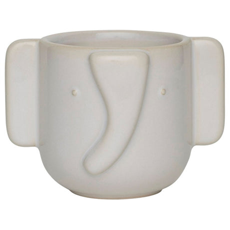 OYOY Elephant Pot Offwhite