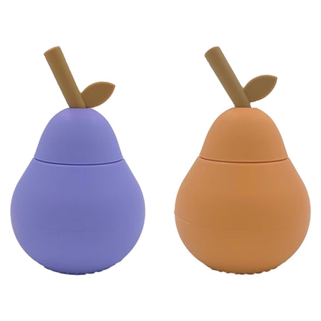 OYOY Mini Pear Cup Purple / Apricot