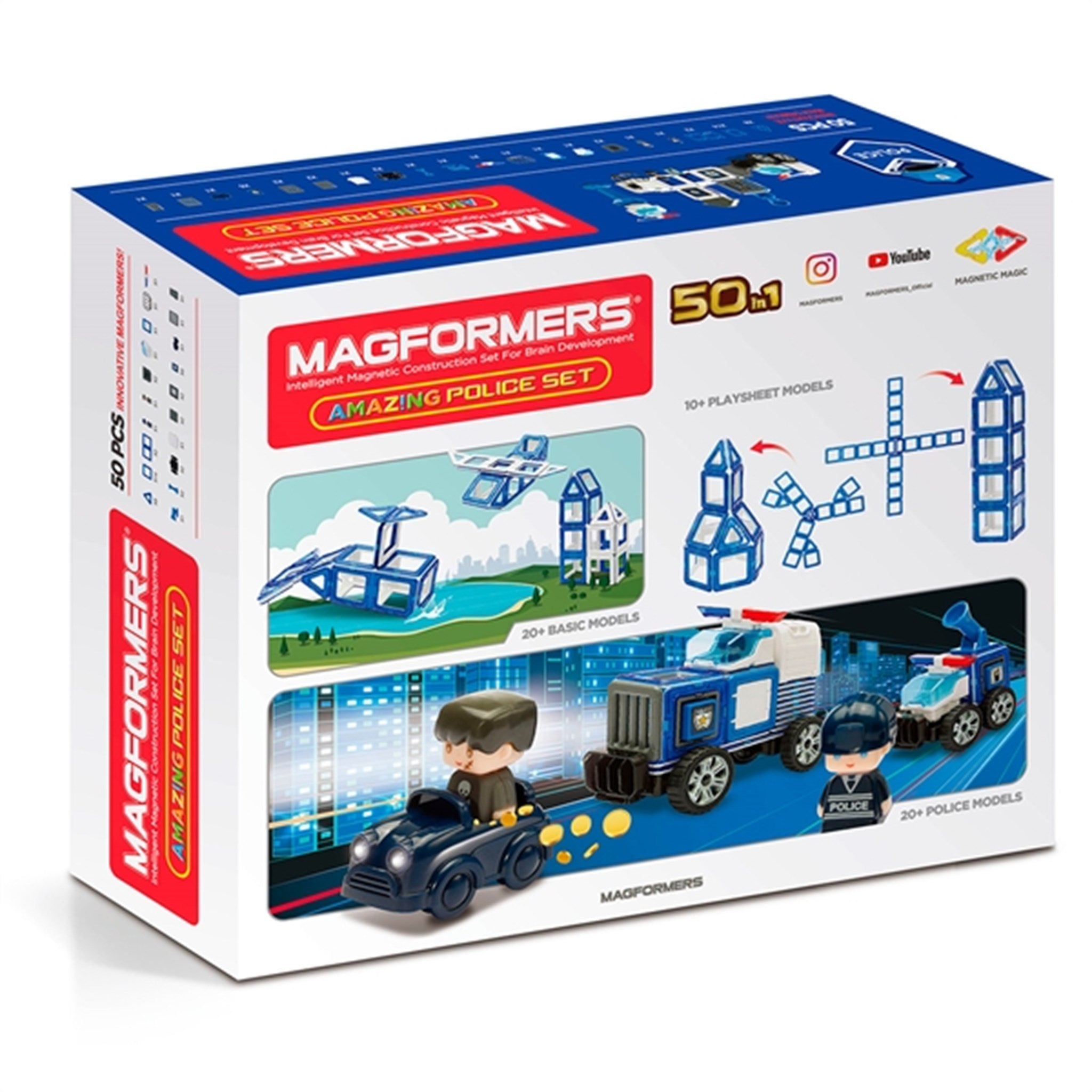 Magformers Police Set 4