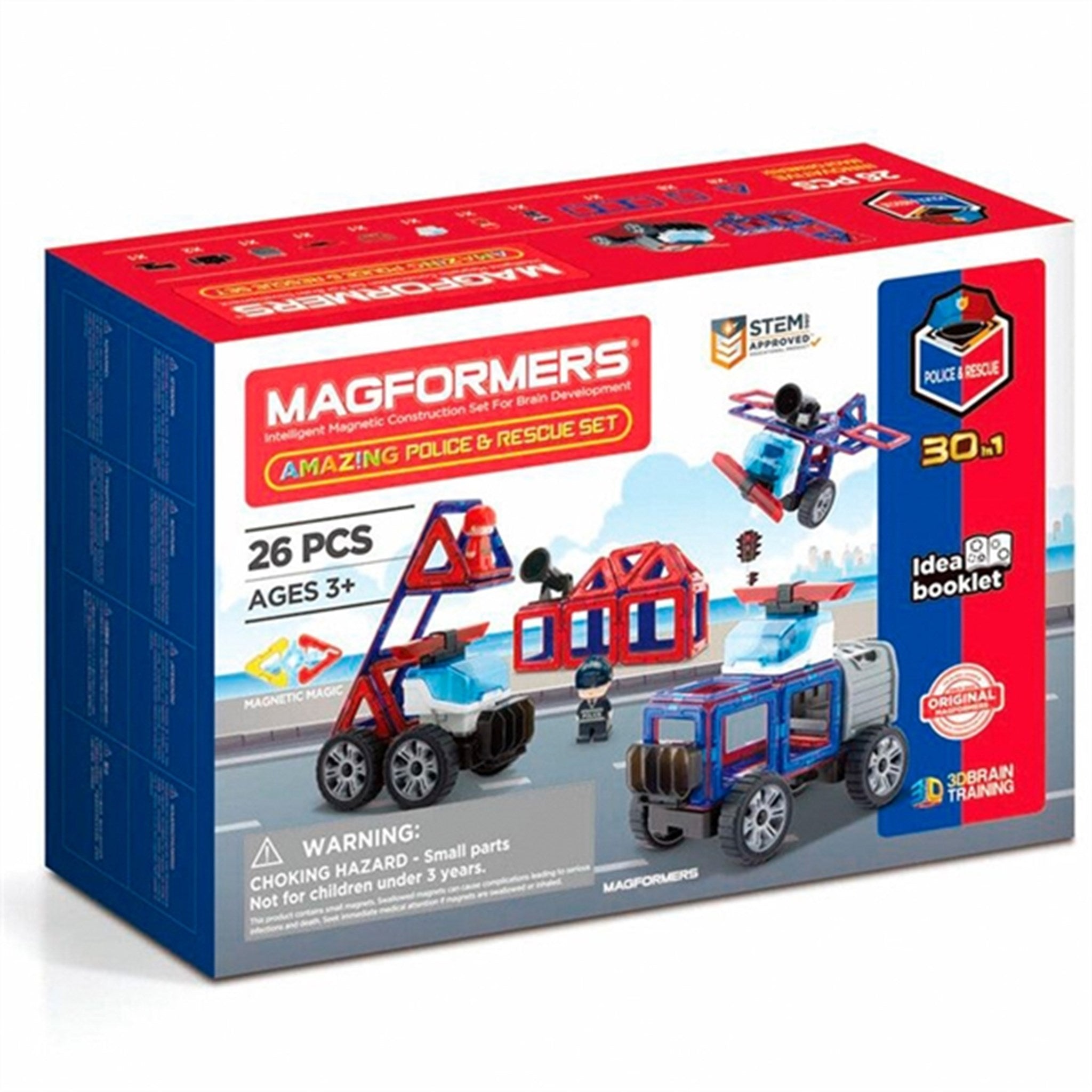 Magformers Police & Rescue Set