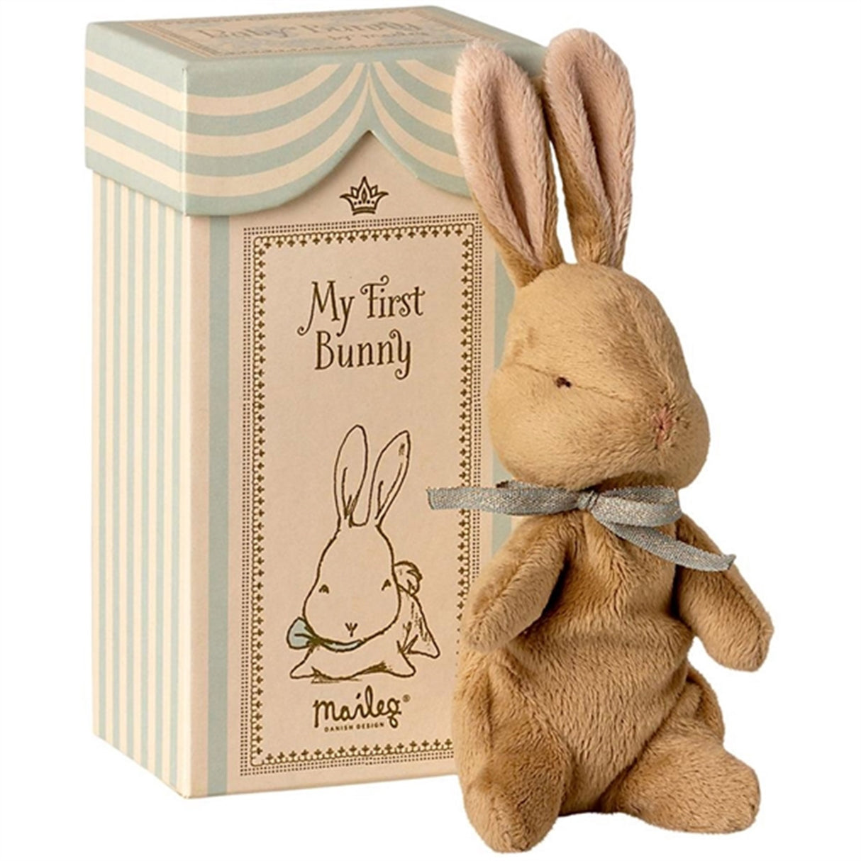 Maileg My First Bunny In Box Light Blue