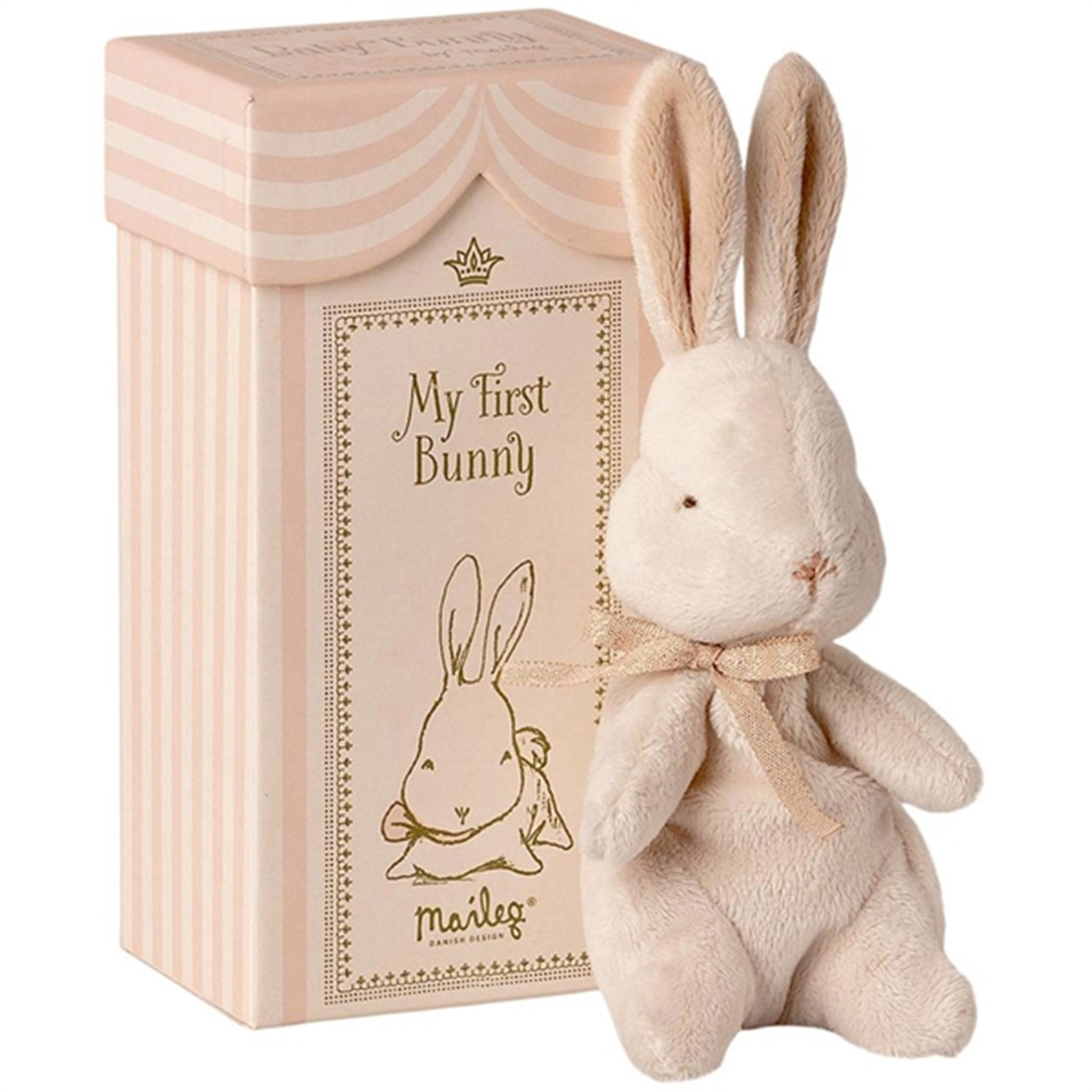 Maileg My First Bunny In Box Dusty Rose
