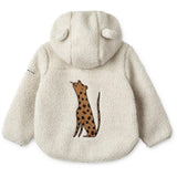 Liewood Leopard/Sandy Mara Pile Embroidery Jacket With Ears 2