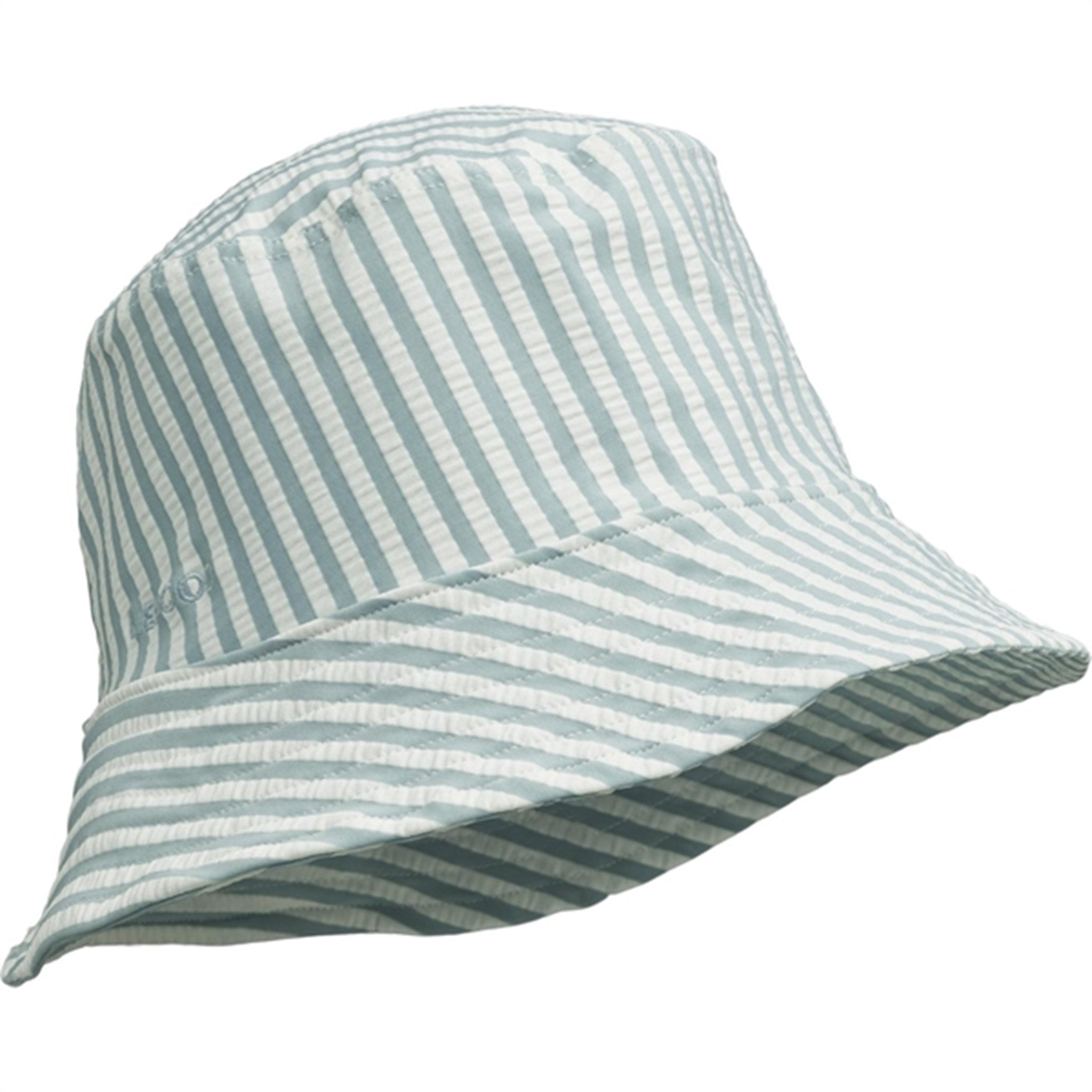Liewood Matty Sun Hat Stripe Sea Blue/White
