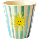 RICE Funky Prints Lille Melamin Børnekop 6-pak