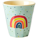 RICE Funky Prints Lille Melamin Børnekop 6-pak