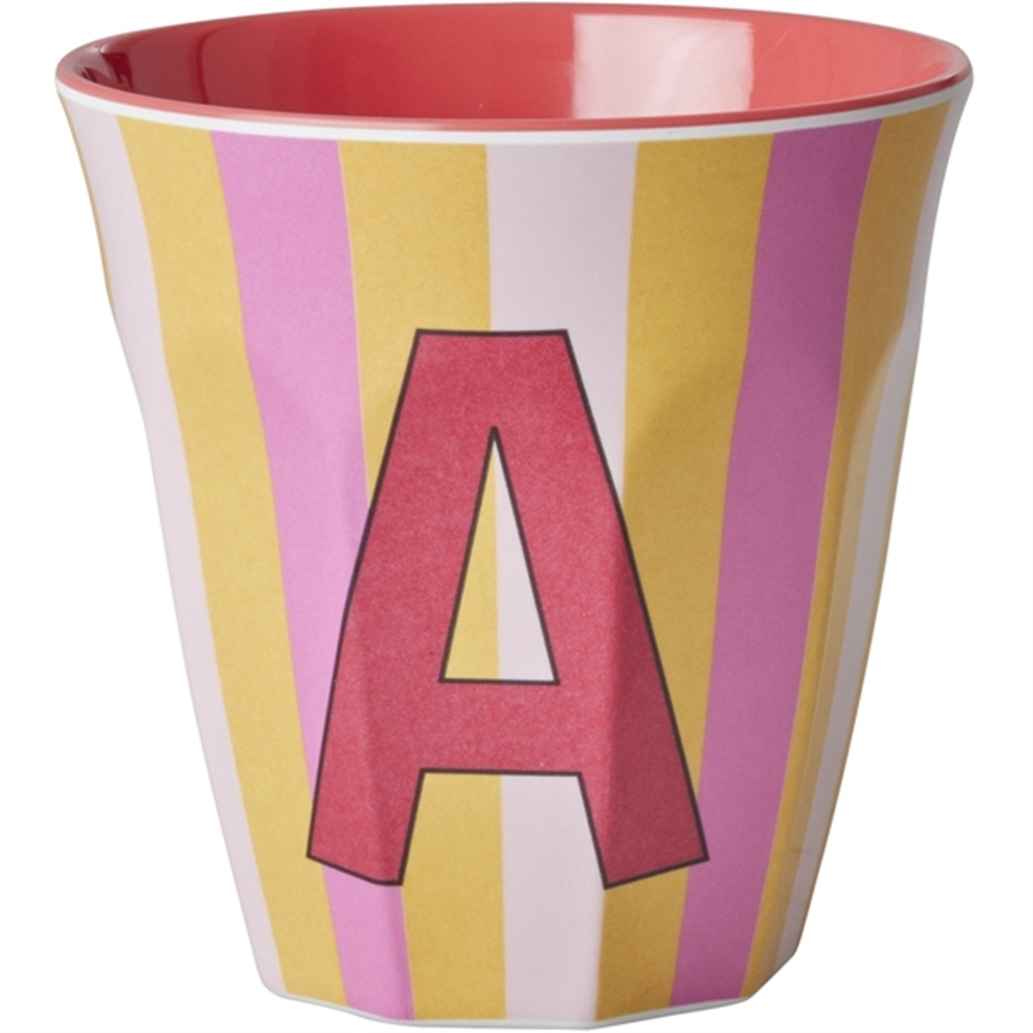 RICE ALPHABET CUPS - PINKS