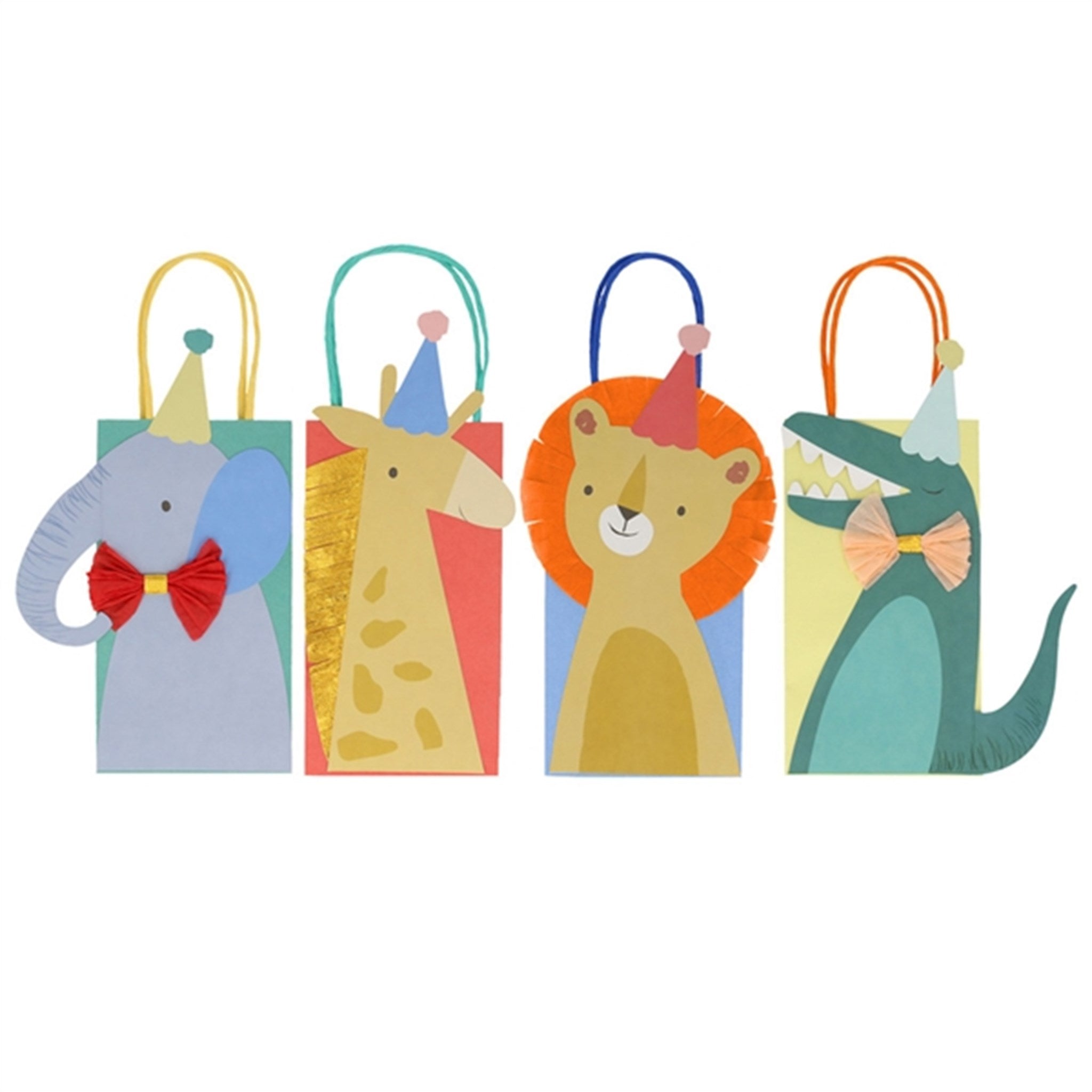 Parade Shopper | Yellow Leopard & Blue Stripe | Leather Bag – HeyHerbee