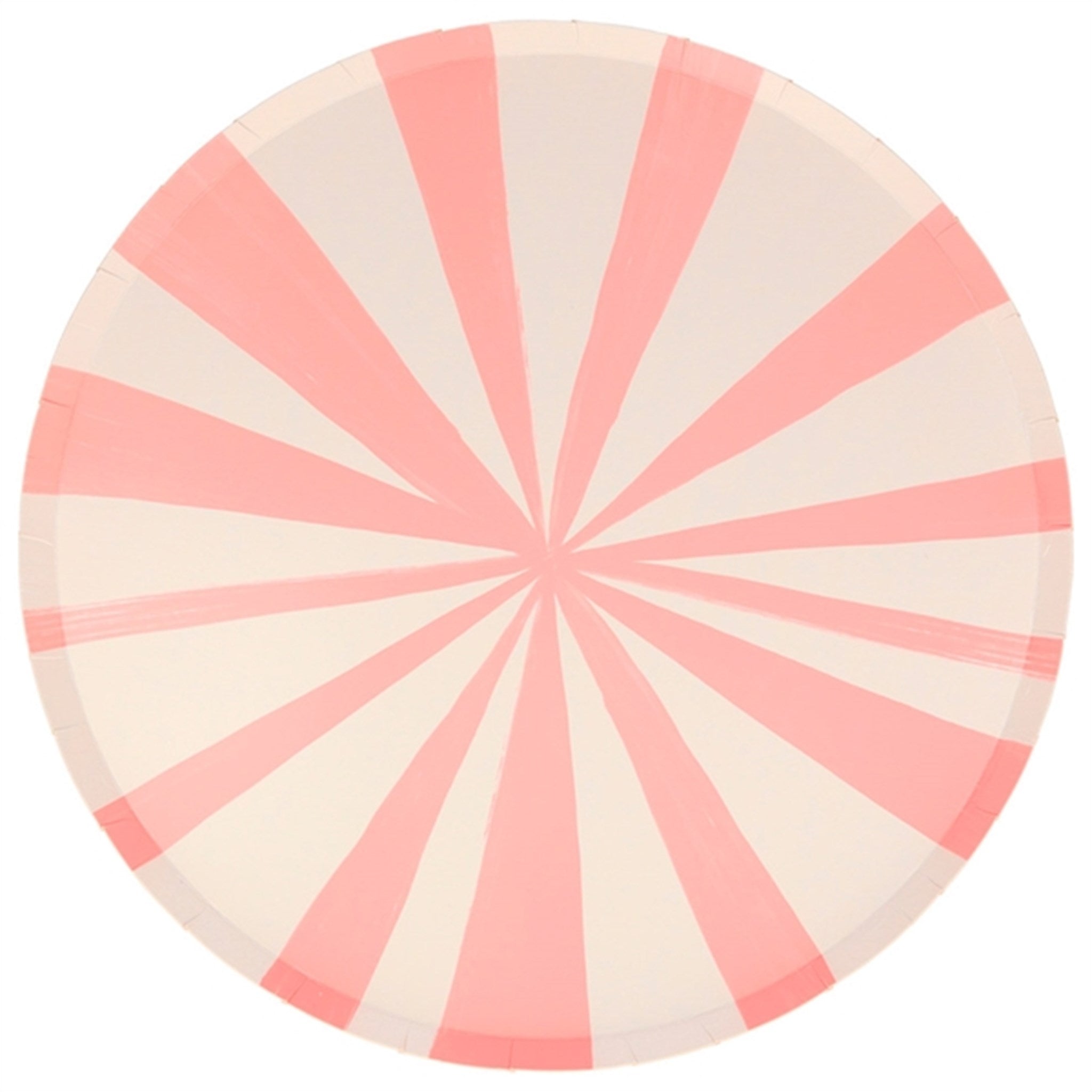 Meri Meri Stripe Pink Plates Large