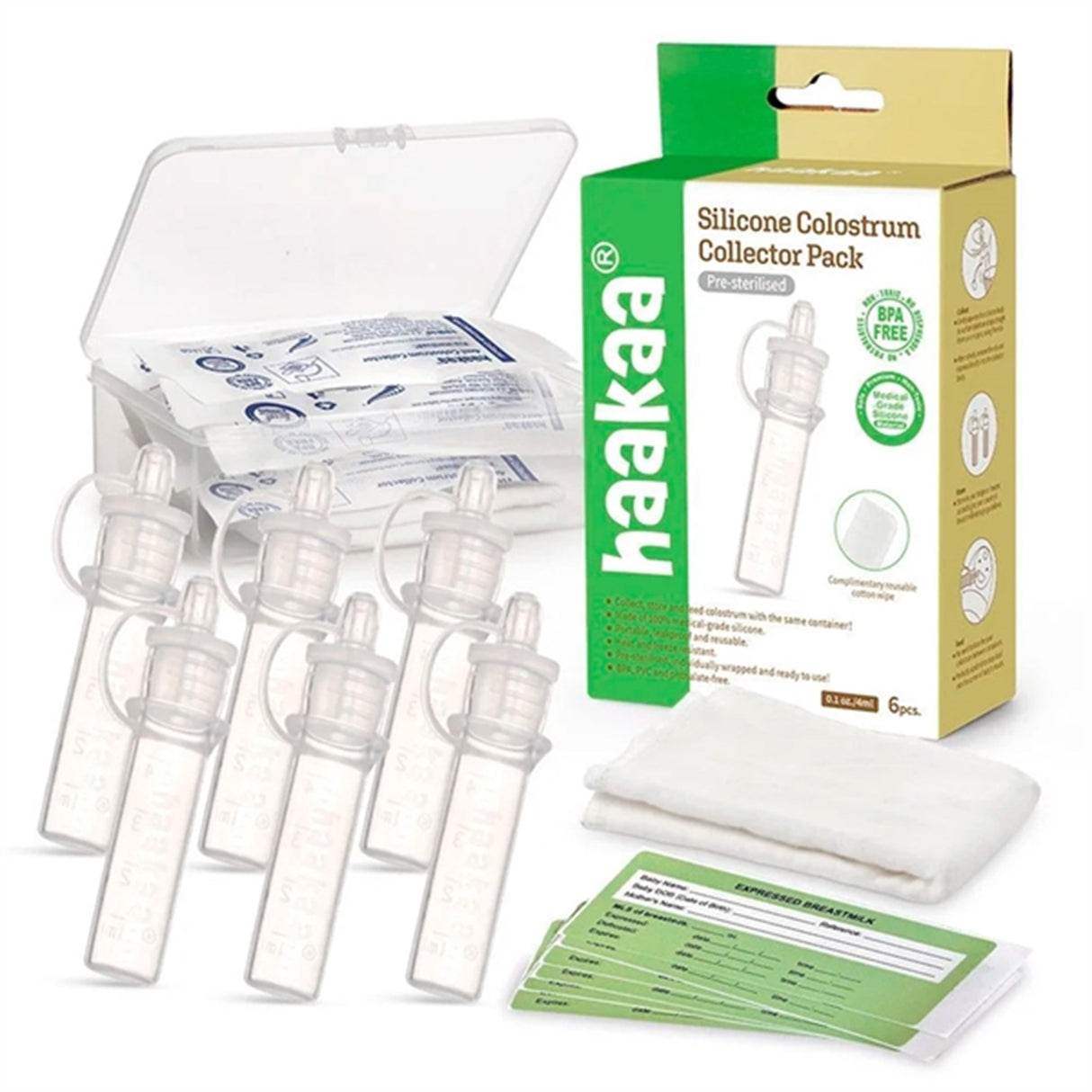 Haakaa Silicone Colostrum Collector Set