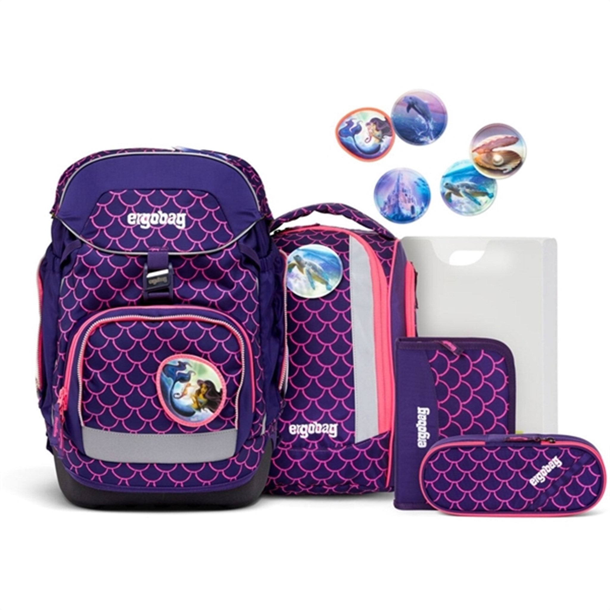 Ergobag School Bag Set Pack Pearl DiveBear