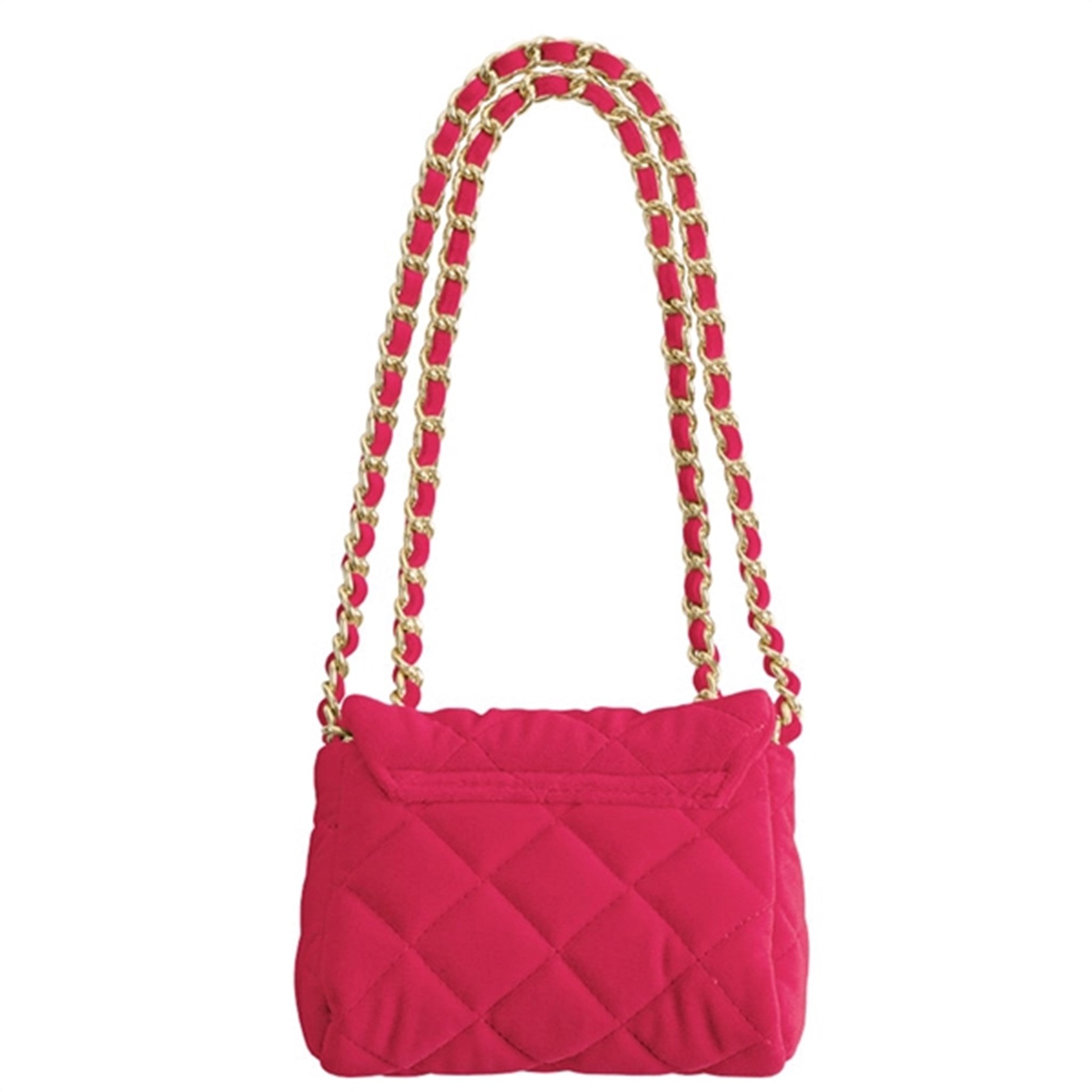 Milledeux Small Velvet Bag Azalea Pink 3