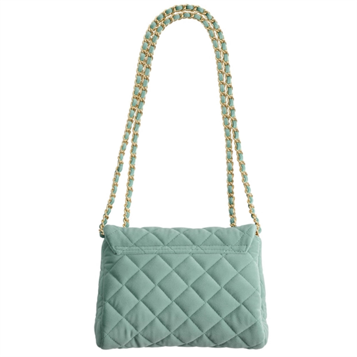 Milledeux Medium Velvet Bag Nile Blue