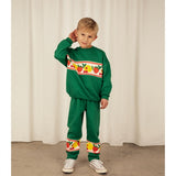 Mini Rodini Fruits Border Sweatpants Green 4