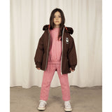 Mini Rodini Panda Soft Ski Jacket Brown 7