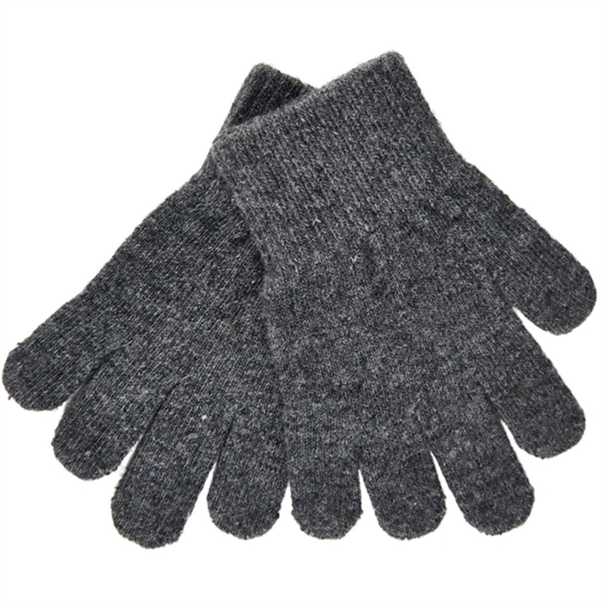 Mikk-Line Magic Gloves 3-Pack Black Antrazite Black 4
