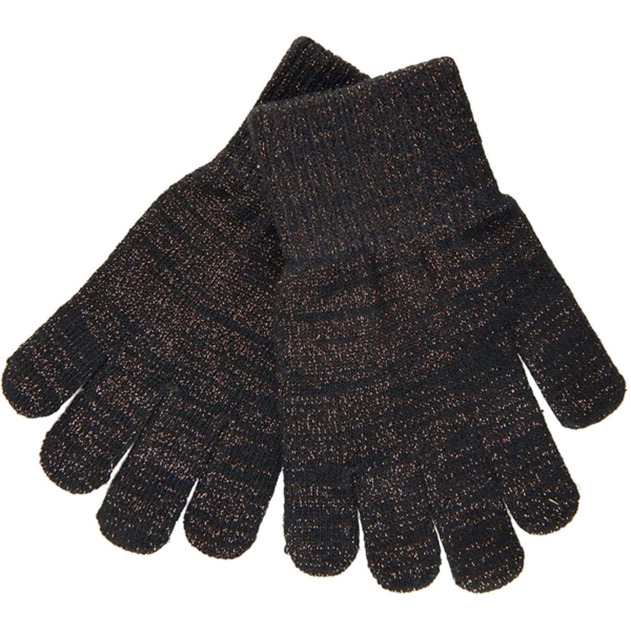 Mikk-Line Magic Gloves w/Lurex 3-Pack Decadent Chocolate Black Antrazite 2