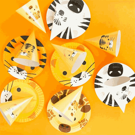 My Little Day Safari Party Hats 8 pcs 2