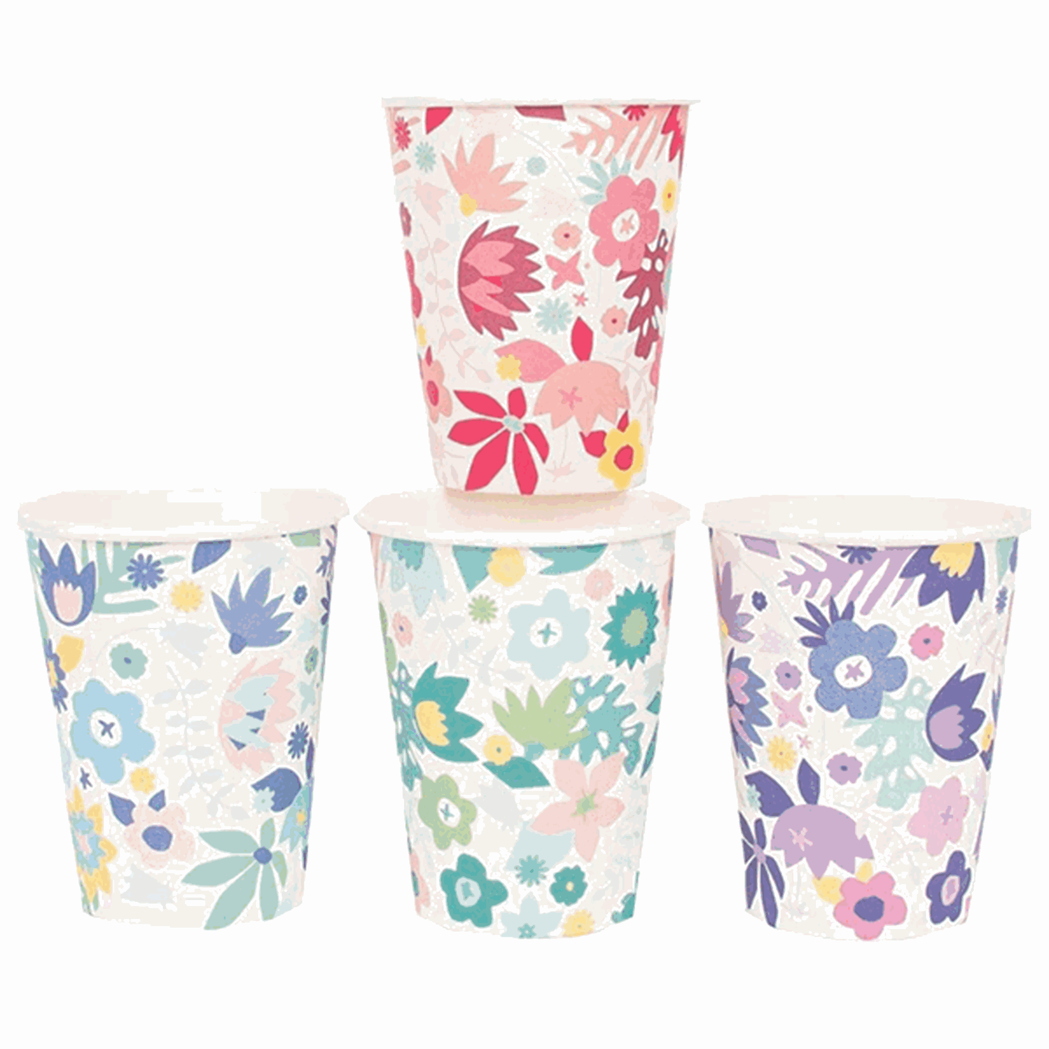My Little Day Flowers Cups 8 Pcs
