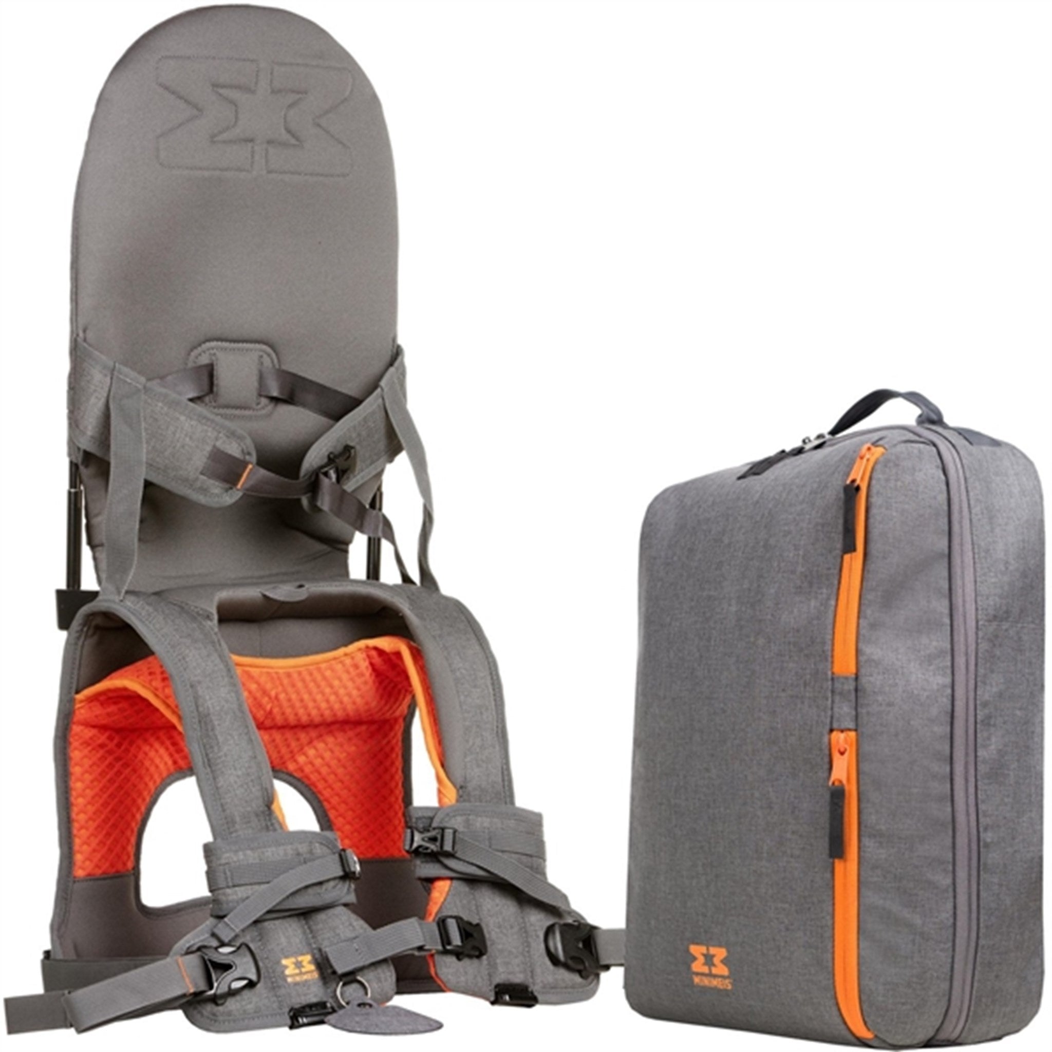 MiniMeis Backpack Grey Melange 5
