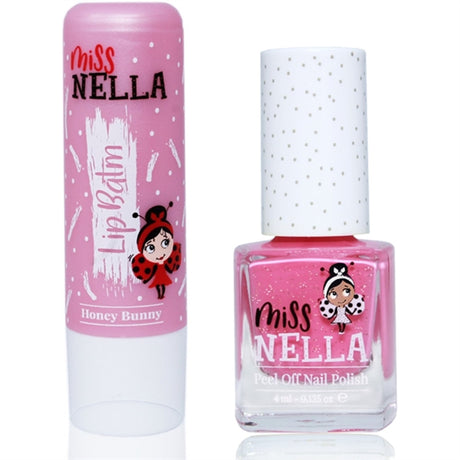 Miss Nella Lip Balm Honny Bunny + Nail Polish Watermelon Popsicle