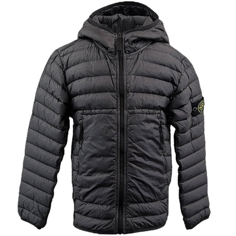 Stone Island Real Down Jacket Charcoal