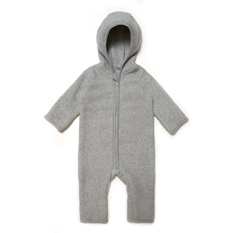 Huttelihut Momo Baby Onesie Light Grey