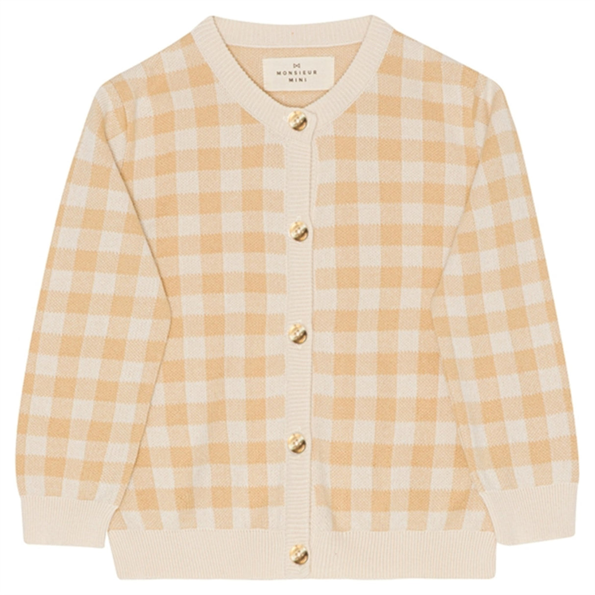 Monsieur Mini Gingham Cardigan