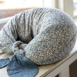 That's Mine Nursing Pillow Moon Flores Sandshell/Blue 3