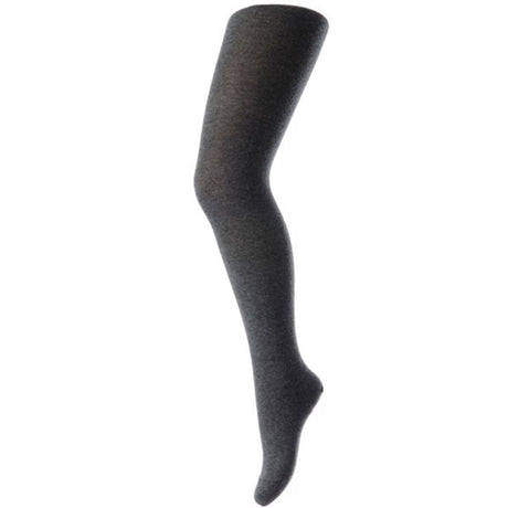 MP Wool/Cotton Plain Tights Dark Grey Melange