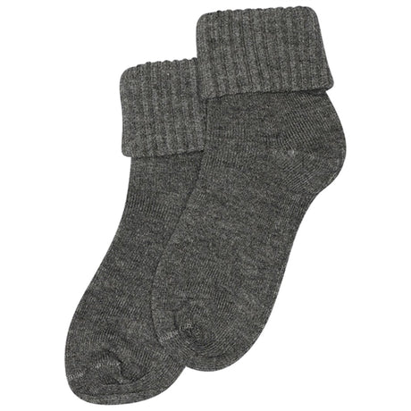 minipop® Dark Grey Melange Bamboo Socks Sport