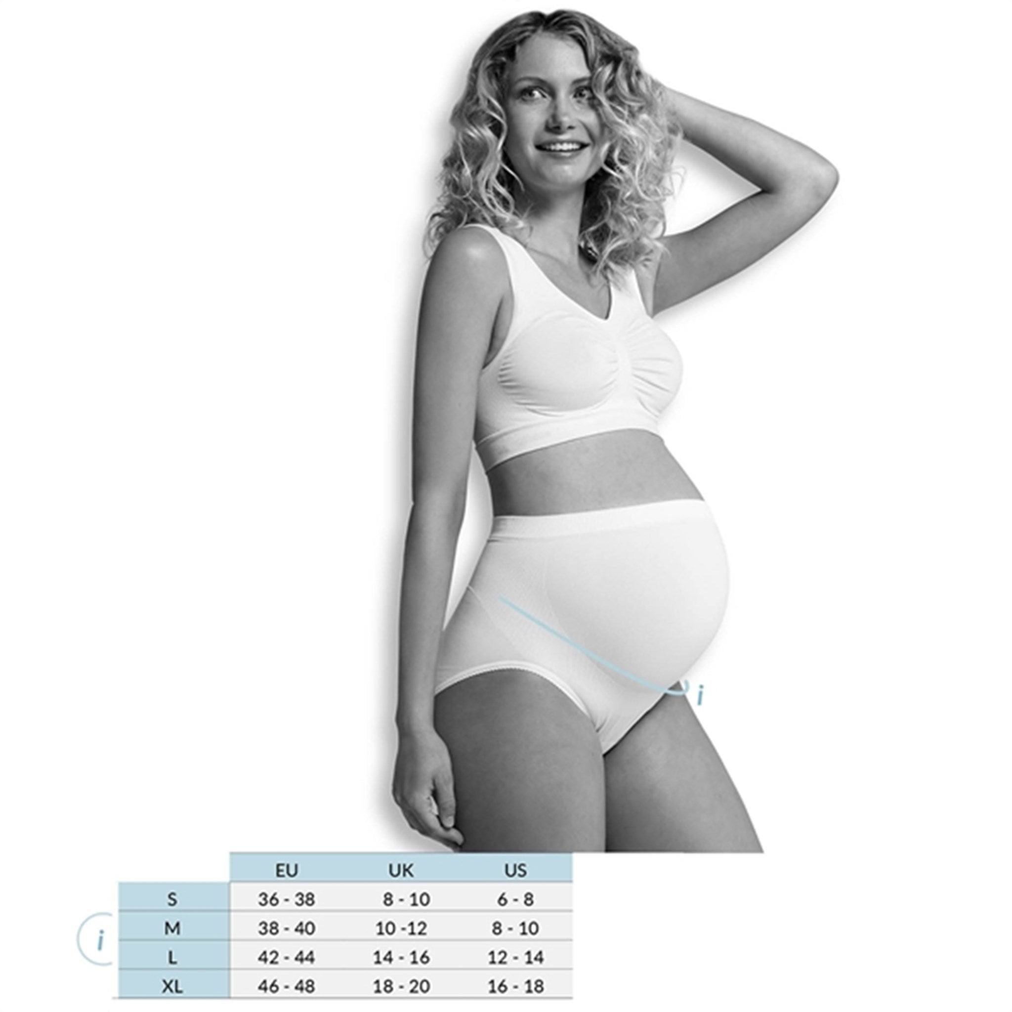 Carriwell Maternity Support Panty White 2
