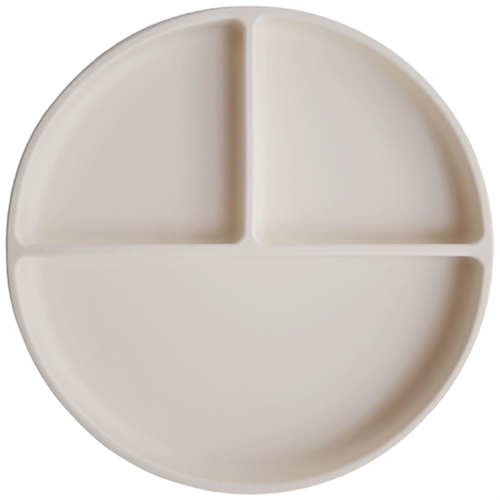 Mushie Silicone Plate Ivory