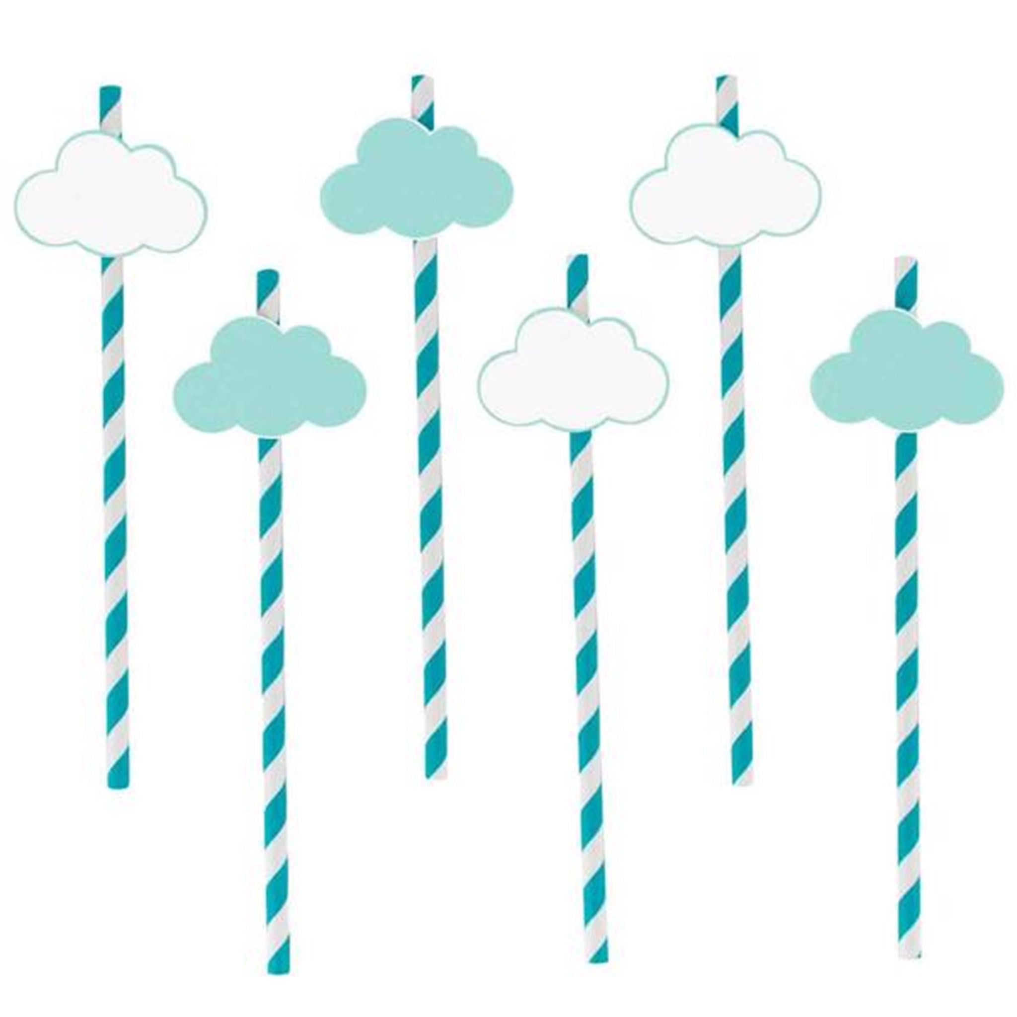 My Little Day 12 Paper Straws (clouds)