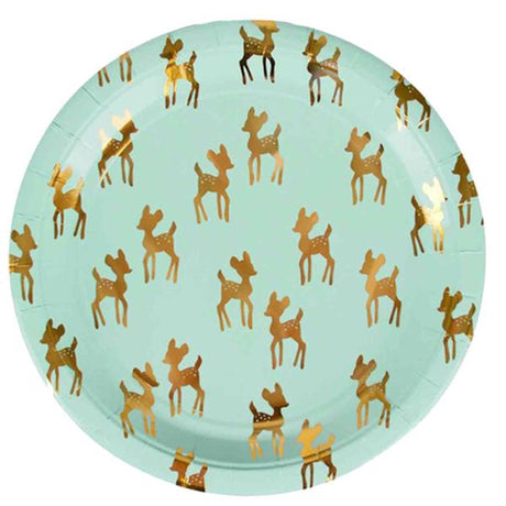 My Little Day Golden Fawn Plates 8 PCS