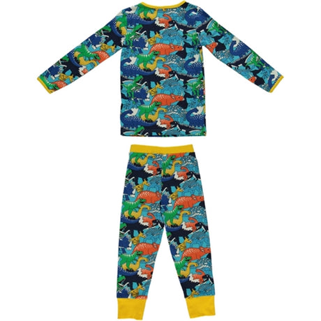 Småfolk Blue Atoll Dinosaur Night Set