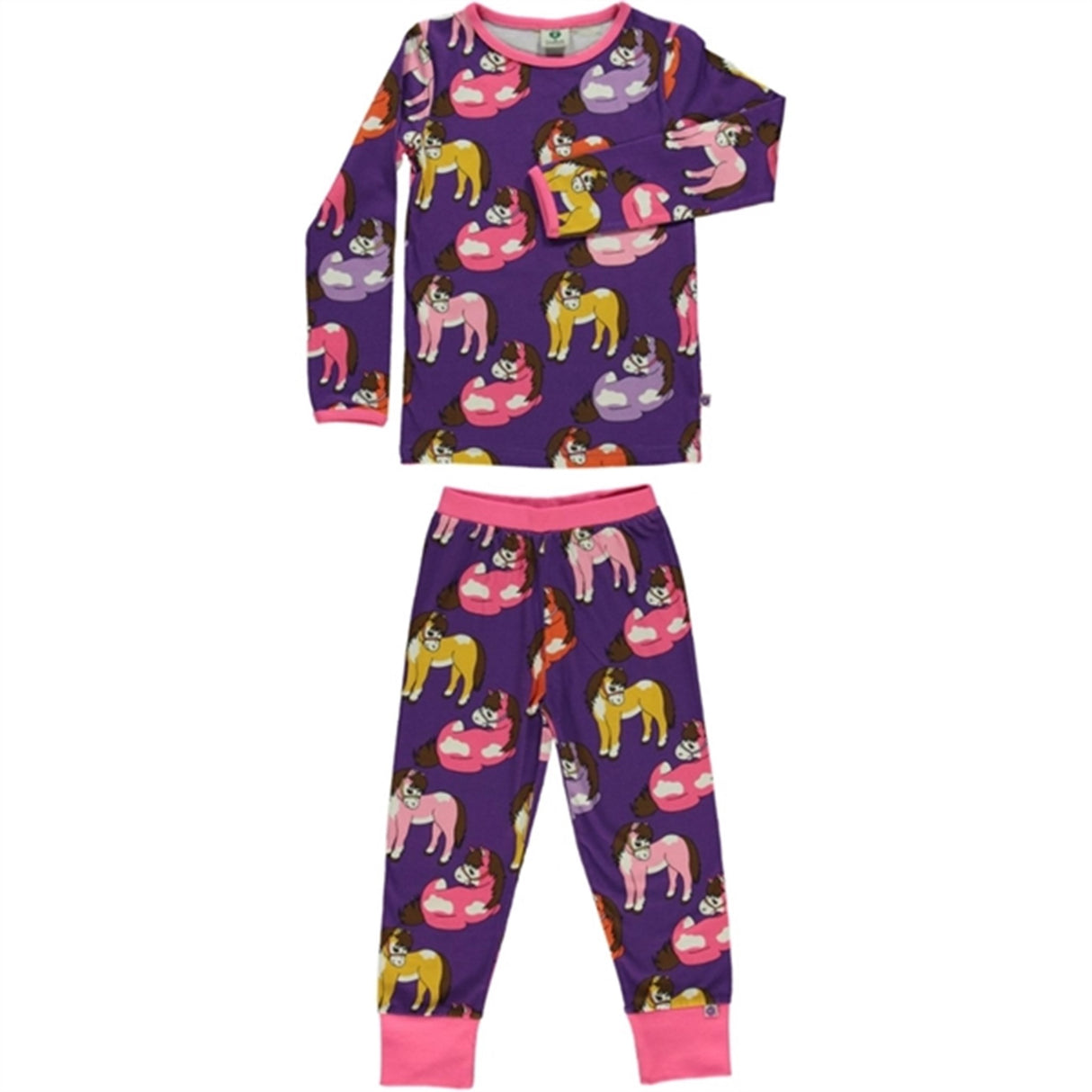 Småfolk Purple Heart Horse Night Set