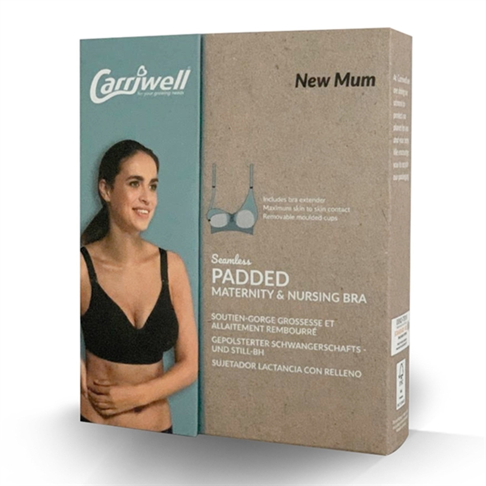 Carriwell V Neck Maternity Bra Black Online in KSA, Buy at Best