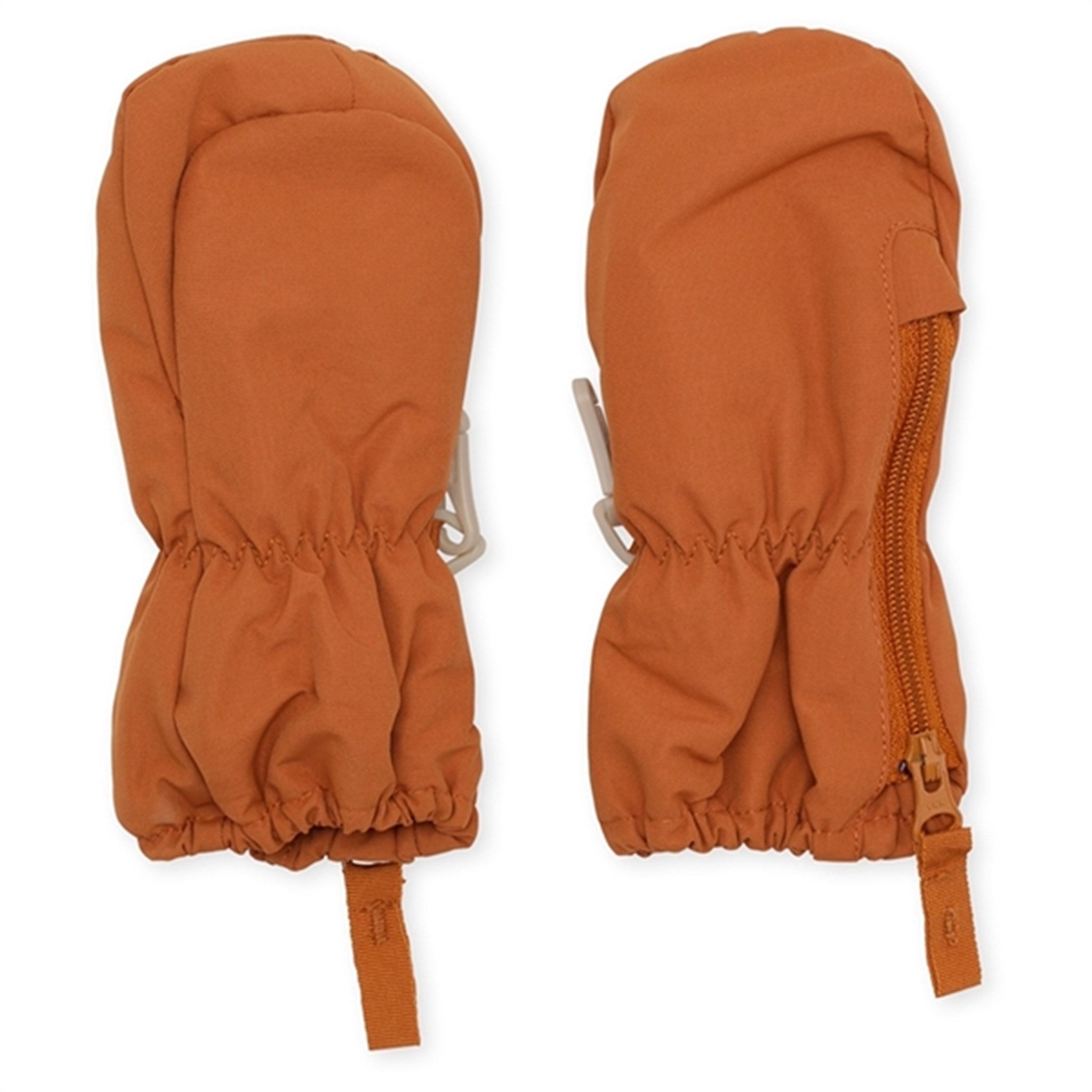 Konges Sløjd Nohr Baby Snow Mittens Leather Brown