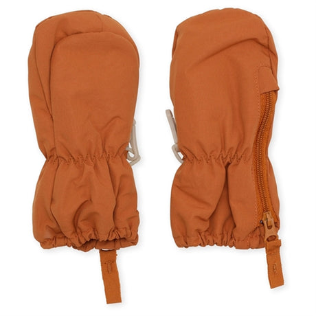Konges Sløjd Nohr Baby Snow Mittens Leather Brown